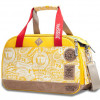 Touchdog Airline Approved Around-The-Globe Passport Designer Pet Carrier - Yellow - One Size