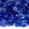 American Fireglass 0.5 in. Cobalt Blue Fire Glass - 10 lbs