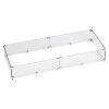 American Fireglass 36 x 12 in. Tempered Glass Flame Guard for Drop-In Fire Pit Pan