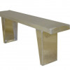 Prairie View 6 ft. Aluminum Single Plank Bench Seat- 17.4 x 9.5 x 72 in.