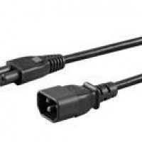 Monoprice 27317 MONOPRICE POWER CORD - IEC 60320 C14 TO IEC 60320 C5_ 18AWG_ 10A_ 3-PRONG_ BLACK