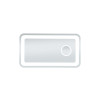 Elegant Decor 20 x 36 in. Lux Hardwired LED Mirror with Magnifier & Color Changing Temperature 3000K-4200K-6400K