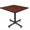 Regency 36 In. Square Kobe X Base Lunchroom Table - Cherry