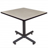 Regency 36 In. Square Kobe X Base Lunchroom Table - Maple