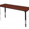 Regency 60 x 24 in. Kee Height Adjustable Classroom Table Cherry