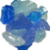 AZ Patio Heaters Recycled Fire Pit Glass Bahama Blend