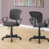 Monarch Specialties Juvenile Multi-position Office Chair - Grey Mesh