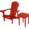 W Unlimited Earth Collection Adirondack Chair with Phone & Cup Holder, Sky Blue