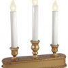 Noma Inliten V1539-88 3 Light Battery Operated Gold LED Candolier