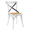 Modway Furniture Gear Dining Side Chair - White & Black