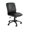 Safco Products Company Exec. High-Back Chair- 27in.x30-.25in.x40-.75in.-44-.75in.- BK Vinyl