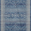 HomeRoots 8 x 10 ft. Navy Blue & Ivory Persian Motifs Area Rug