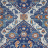 HomeRoots 8 x 10 ft. Blue & Ivory Persian Patterns Area Rug