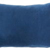 HomeRoots 14 x 20 in. Solid Navy Blue Casual Throw Pillow