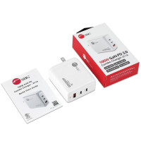 Siig AC-PW1Z11-S1 100W GAN PD COMBO CHARGER-2C1A USB-C CHARGING STATION MAX100W