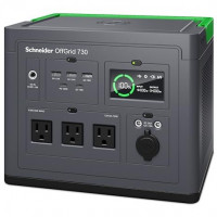 APC PPS730 SCHNEIDER OFFGRID PORTABLE POWER STATION 730, 120V, 738WH LITHIUM-ION, 3 NEMA, S