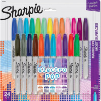 Dymo 1927350 SHARPIE FINE ELECTRO POP 24CD