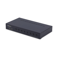Startech R8AH202-KVM-SWITCH 8-PORT HDMI KVM SWITCH WITH 1U RACK MOUNT KIT, 4K 60HZ HDMI 2.0, PUSH-BUTTON & H