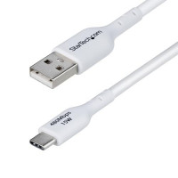 Startech USB2AC10FWHE 10FT (3M) USB-A TO USB-C CHARGING CABLE, CHARGE & SYNC, 3A, USB 2.0, TPE JACKET