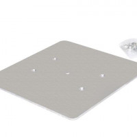 Monoprice 625857 STAGE RIGHT BY MONOPRICE 12IN X 12IN TRUSS TOTEM TOP BASE PLATE WITH HARDWARE FO