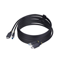 Startech HU12210-KVM-CABLE 10FT (3M) HDMI AND USB 5GBPS KVM CABLE, 4K 60HZ, HDMI 2.0 AND USB COMBO CABLE FO
