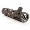 MAXAM 24 in. Metal Decorative Interlocking Fire Pit Log