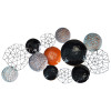 Empire Art Direct -R Plateau Hand Painted Etched Metal Wall Sculpture