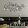 Empire Art Direct -R Flock Hand Painted Etched Metal Wall Sculpture