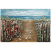 Empire Art Direct Red Bicycle Mixed Media Iron Hand Painted Dimensional Wall Art