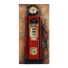 Empire Art Direct Primo Mixed Media Hand Painted Iron Wall Sculpture - Gas Pump