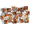 Empire Art Direct -R Maze Hand Painted Etched Metal Wall Sculpture