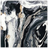 Empire Art Direct Ebony & Ivory a Frameless Free Floating Tempered Glass Panel Graphic Wall Art