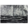 Empire Art Direct World Regata Reverse Printed Tempered Glass Art with Silver Leaf