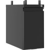 Lorell Slim Hanging Pedestal Silver