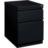 Lorell 20 in. Steel BF Mobile Pedestal Silver