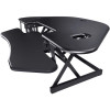 Lorell Corner Desk Riser Black
