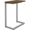 Lorell 9.90 in. Guest Area Cantilever Table Walnut