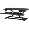 Lorell 20 x 19.3 x 33.5 in. Electric Monitor Riser Black