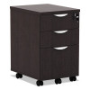 ALE Mobile Box & Box & File Pedestal File- Espresso