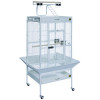 Prevue Pet Products 36 in. x 24 in. x 66 in. Wrought Iron Select Cage - Chalk White