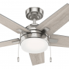 Hunter Fan 44 in. Bartlett Indoor Ceiling Fan Brushed Nickel