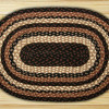 Capitol Earth Rugs Mocha-Frappuccino Jute Braided Rug