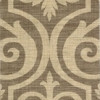 Nourison 41853 Riviera Area Rug Collection Mocha 2 ft 3 in. x 8 ft Runner