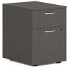 HON 15 in. 2 x Box & File Mod Desk Collection Mobile Pedestal Drawer - Steel Ball Bearing, Teak
