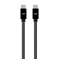Monoprice 38918 MONOPRICE SELECT CHARGE & SYNC TYPE-C TO TYPE-C CABLE_ USB 2.0_ TPE JACKET_ UP T