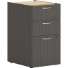 HON 15 in. 2 x Box & File Mod Pedestal Support Desk Component Drawer - Steel Ball Bearing, Slate Teak Laminate