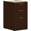 HON 15 in. 2 x Box & File Mod Pedestal Support Component Drawer - Steel Ball Bearing, Mahogany Laminate