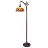 Chloe Lighting Serenity Tiffany-Style 1 Light Reading Floor Lamp - 11 in.