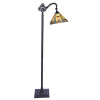 Chloe Lighting Kinsey Tiffany-Style 1 Light Reading Floor Lamp - 11 in.