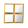 Pasargad Home Nico Modern Magnifying Wall Mirror - 22.25 x 22.25 x 1 in.